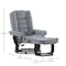 Flash Furniture Bali Contemporary Multi-Position Recliner with Horizontal Stitching and Ottoman BT-7818-GY-GG - alternate 7